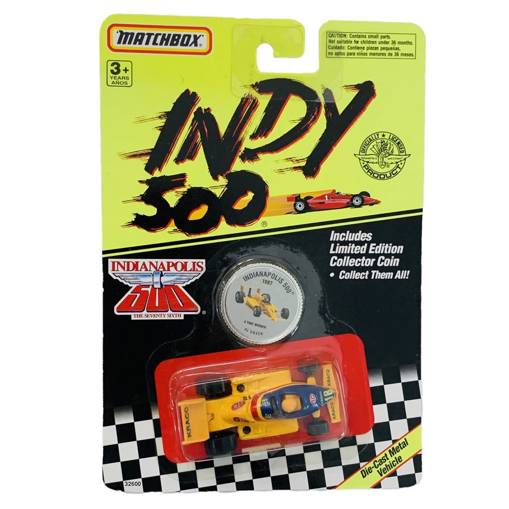 Matchbox Indy 500 1987 4 Time Winner Kraco Al Unser