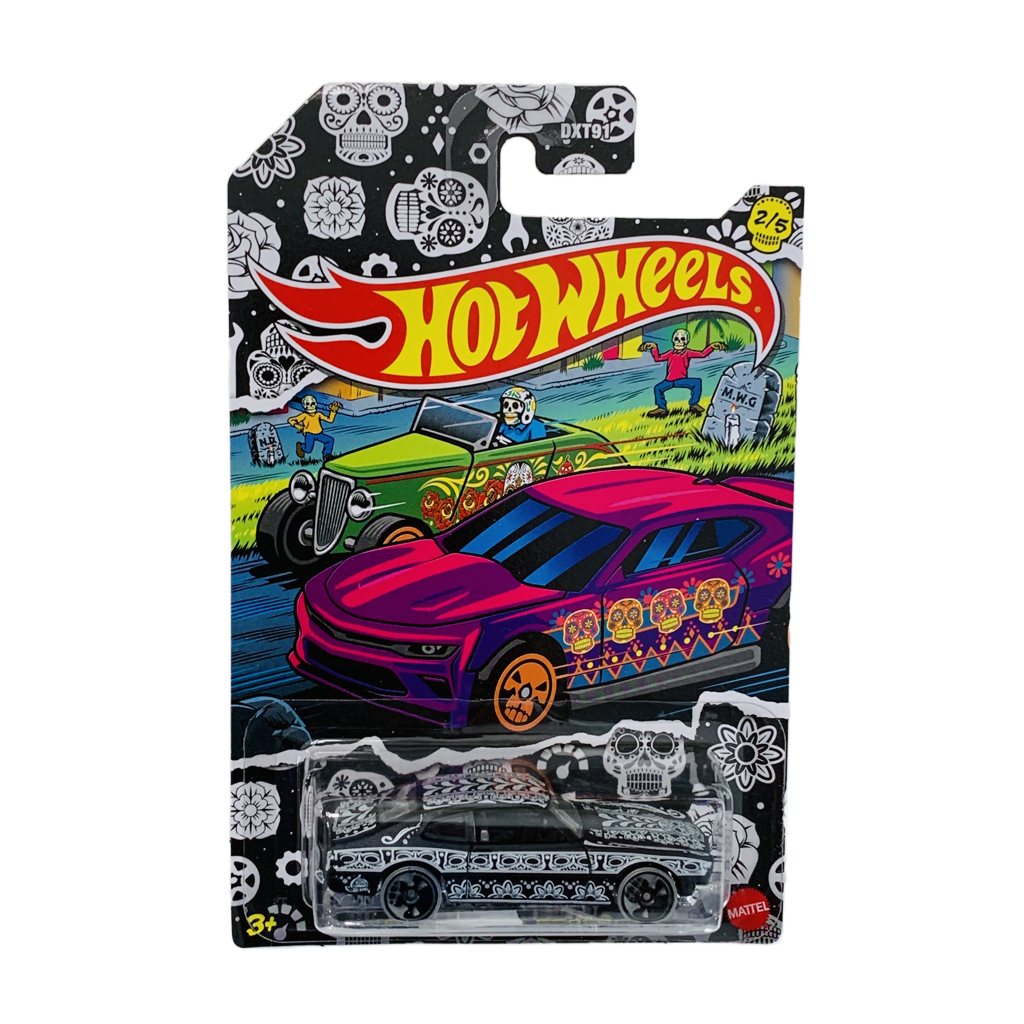 Hot Wheels Halloween Dia De Los Muertos Day Of The Dead '71 Maverick Grabber