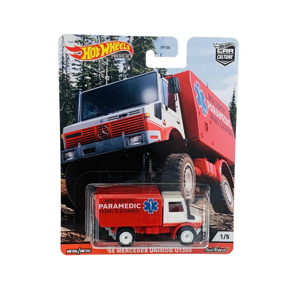 Hot Wheels Premium Wild Terrain '88 Mercedes Unimog U1300