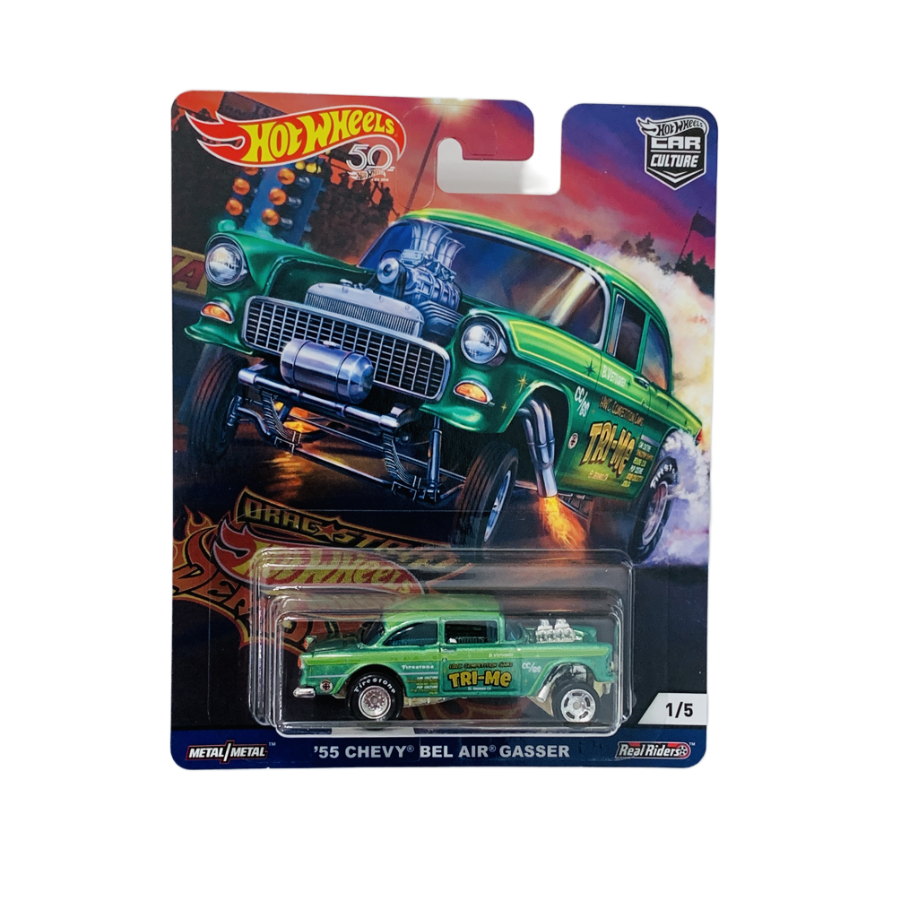 Hot Wheels Drag Strip Demons '55 Chevy Bel Air Gasser