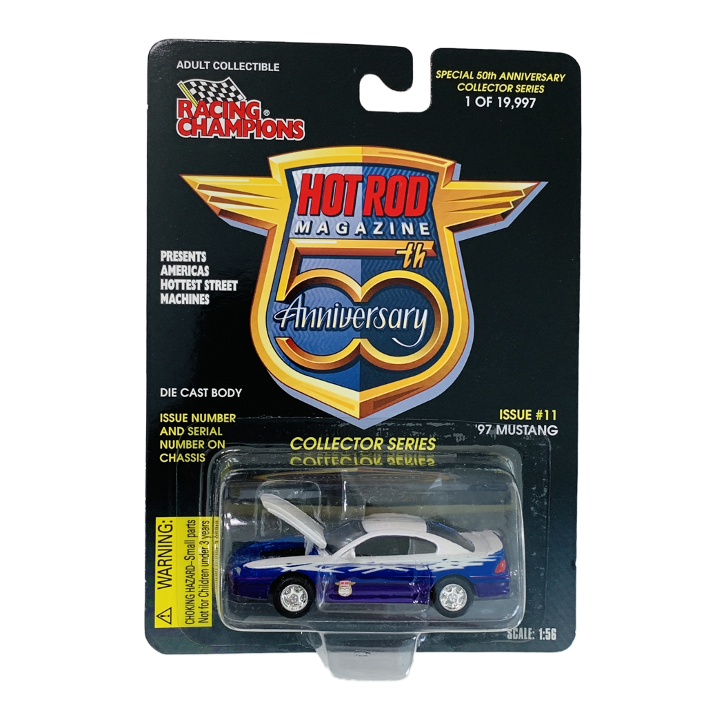 Racing Champions Hot Rod Magazine 50th Anniversary '97 Mustang