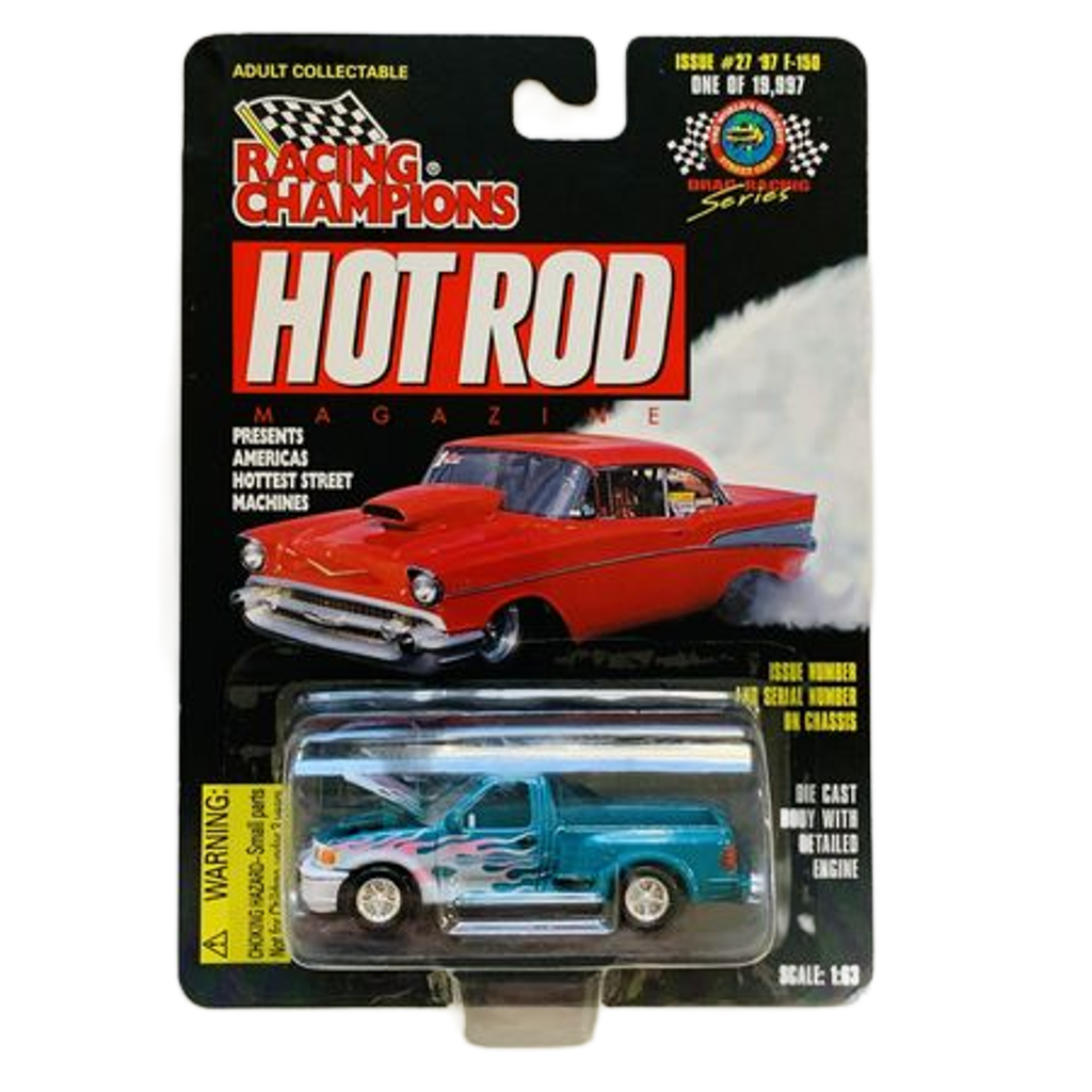 Racing Champions Hot Rod Magazine '97 F-150 - Teal