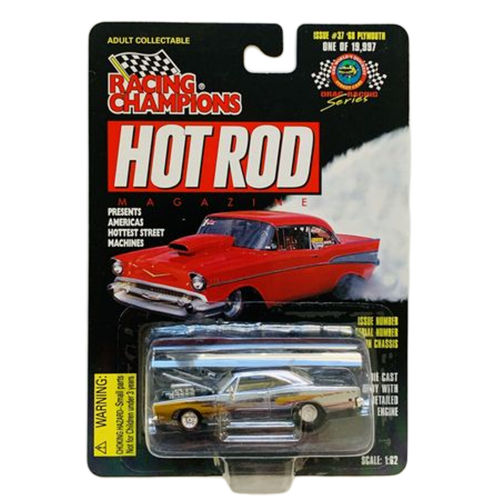 Racing Champions Hot Rod Magazine '68 Plymouth