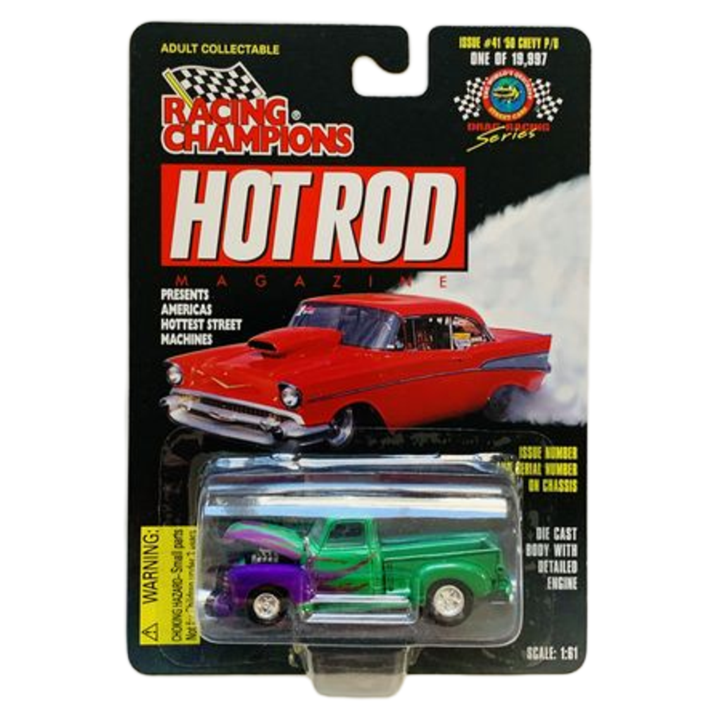 Racing Champions Hot Rod Magazine '50 Chevy Pickup