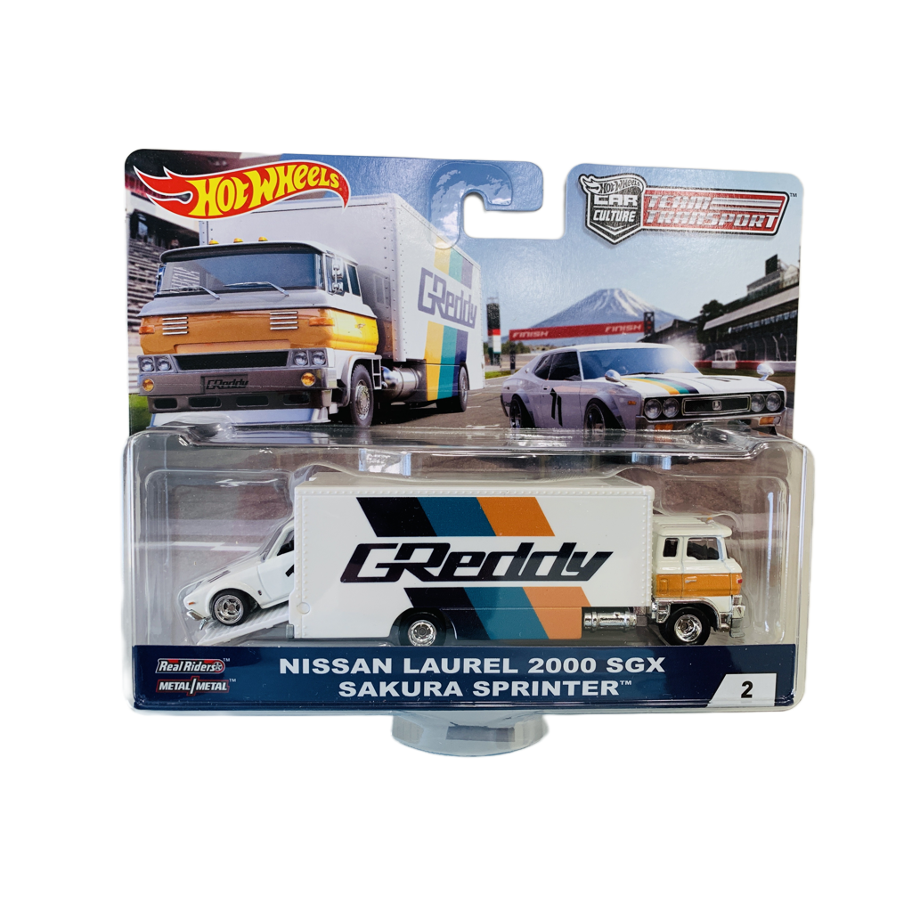 Hot Wheels Team Transport #2 Nissan Laurel 2000 SGX & Sakura Sprinter