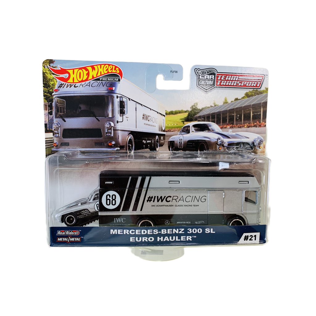 Hot Wheels Team Transport #21 Mercedes-Benz 300 SL / Euro Hauler