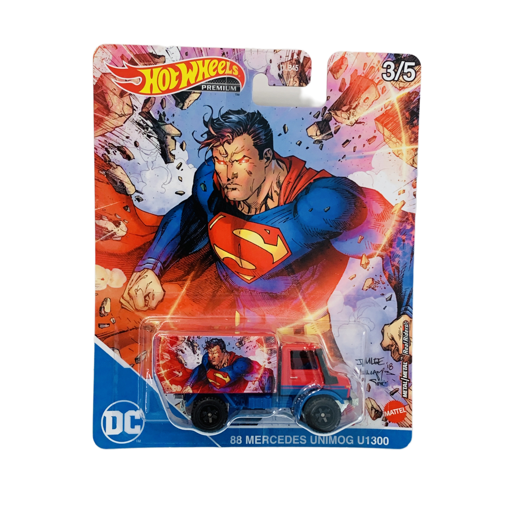 Hot Wheels DC Comics Superman '88 Mercedes Unimog U1300