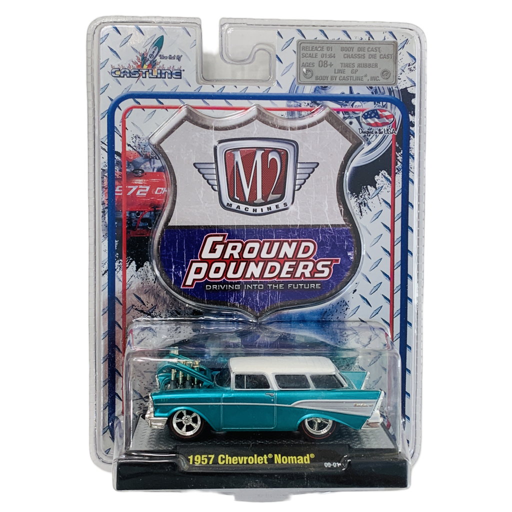 M2 Machines Ground Pounders 1957 Chevrolet Nomad R01