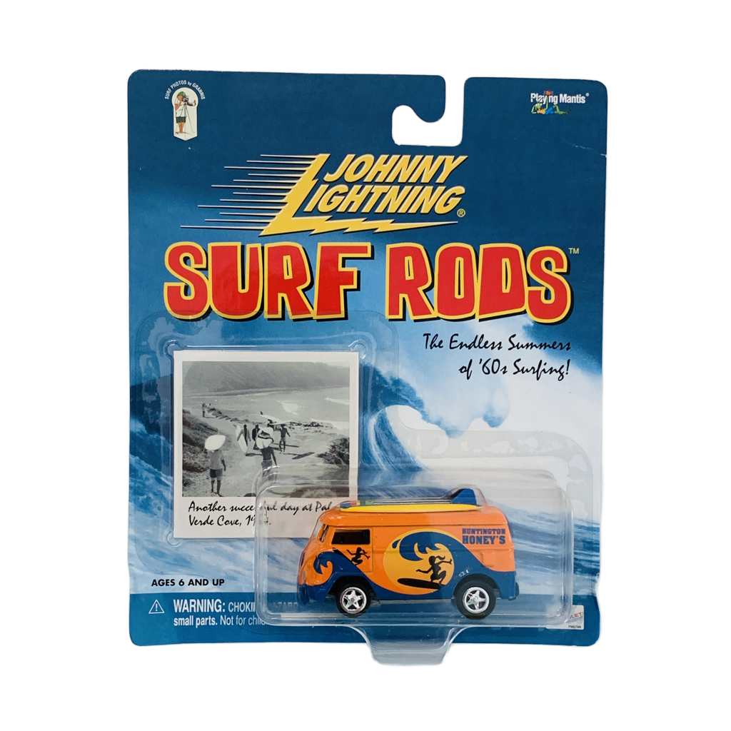 Johnny Lightning Surf Rods Huntington Honey's  VW Bus