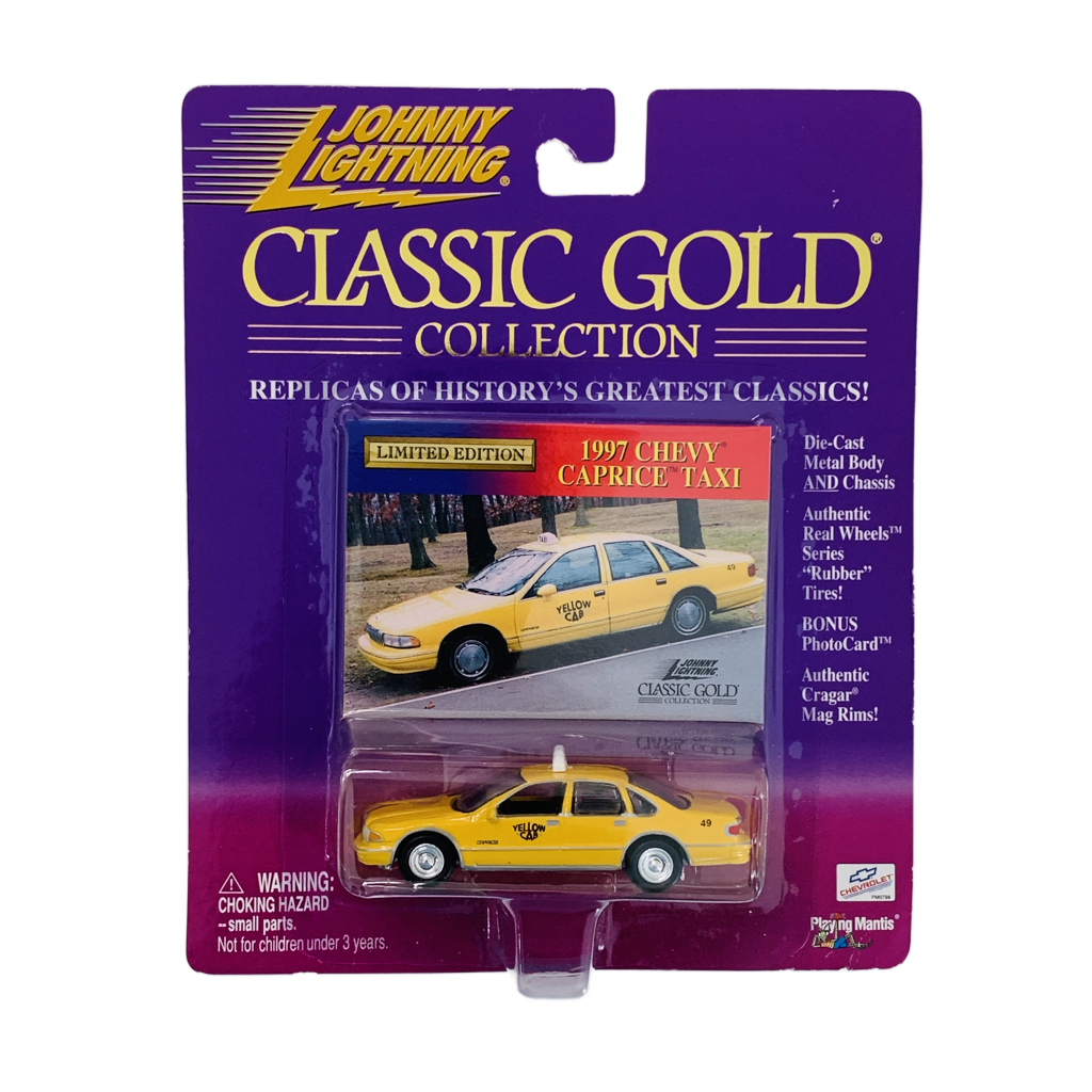 Johnny Lightning Classic Gold 1997 Chevy Caprice Taxi