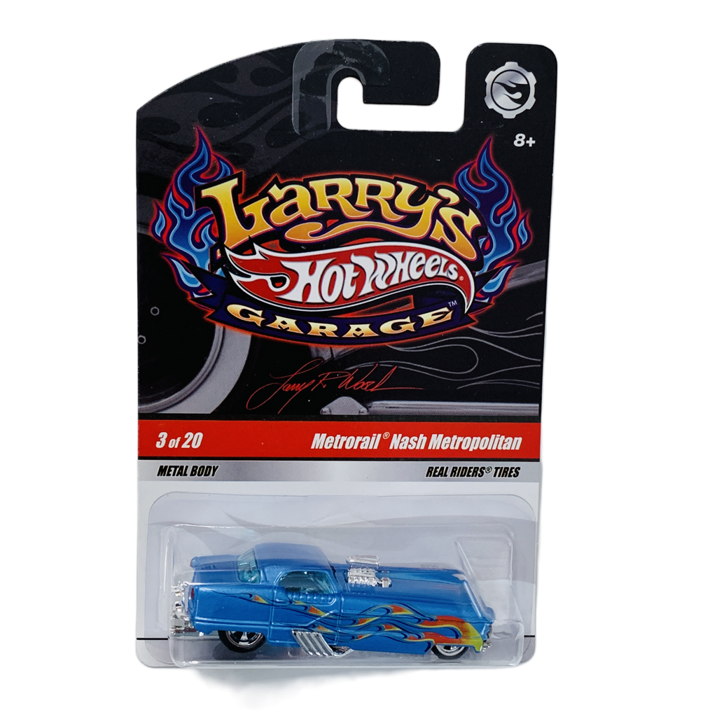 Hot Wheels Larry's Garage Metrorail Nash Metropolitan - Blue