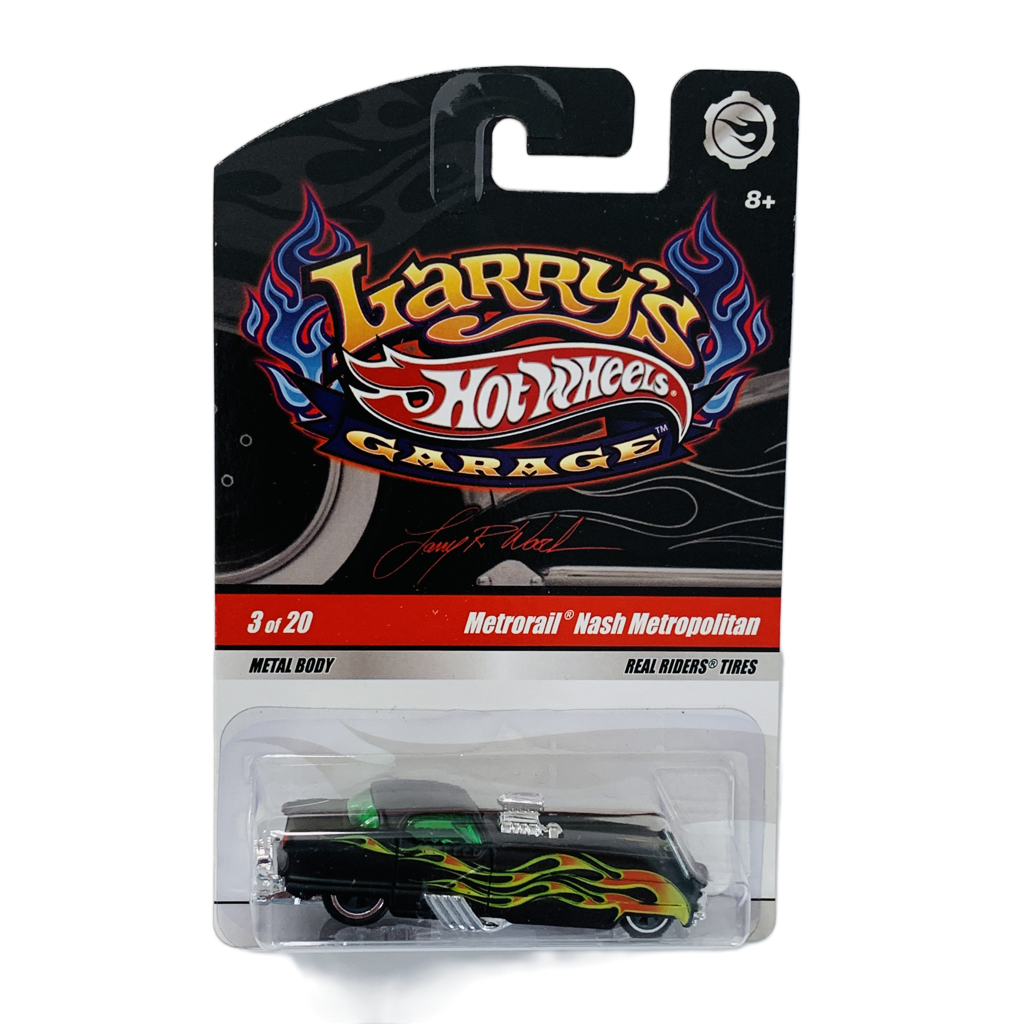 Hot Wheels Larry's Garage Metrorail Nash Metropolitan - Black