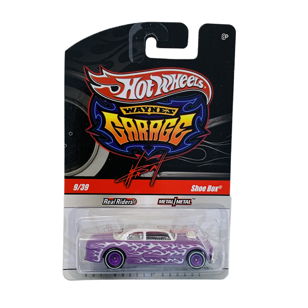 Hot Wheels Wayne's Garage Shoe Box - Lavender