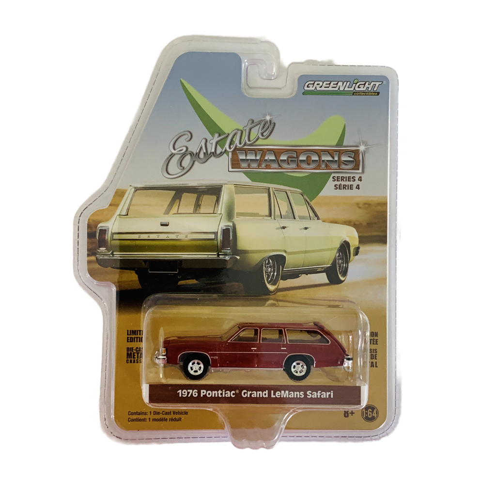 Greenlight Estate Wagons 1976 Pontiac Grand LeMans Safari - Red