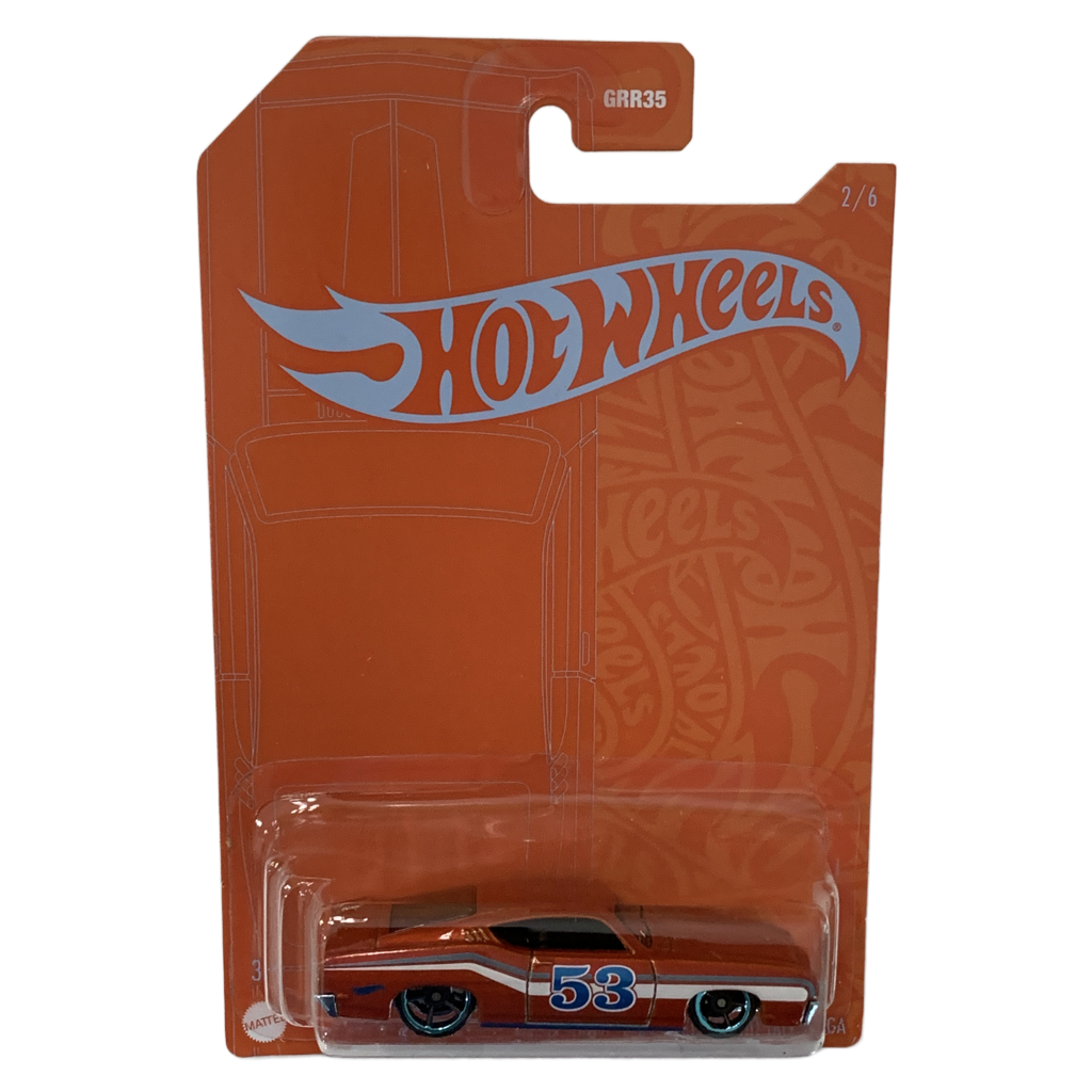 Hot Wheels 53rd Anniversary Orange & Blue '69 Ford Torino Talladega