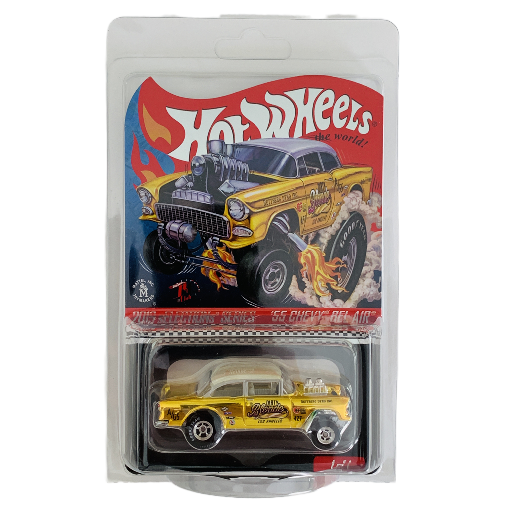 Hot Wheels Redline Club Selections '55 Chevy Bel Air Gasser Dirty Blonde