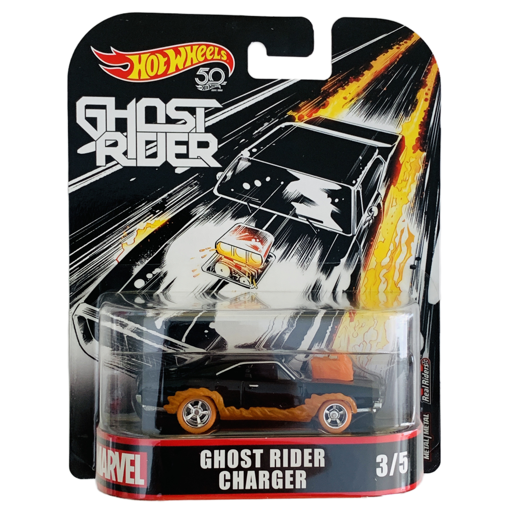 Hot Wheels 50th Anniversary Marvel Ghost Rider Charger