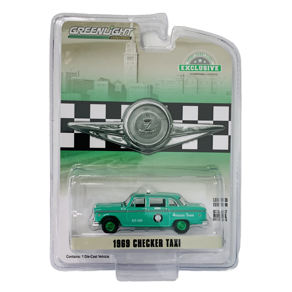 Greenlight 1969 Checker Taxi Green Machine