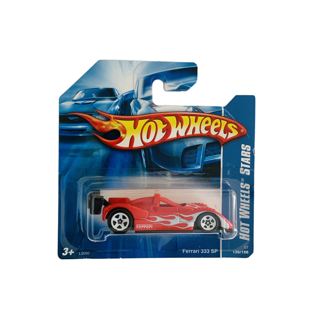 Hot Wheels #139 Ferrari 333 SP Short Card