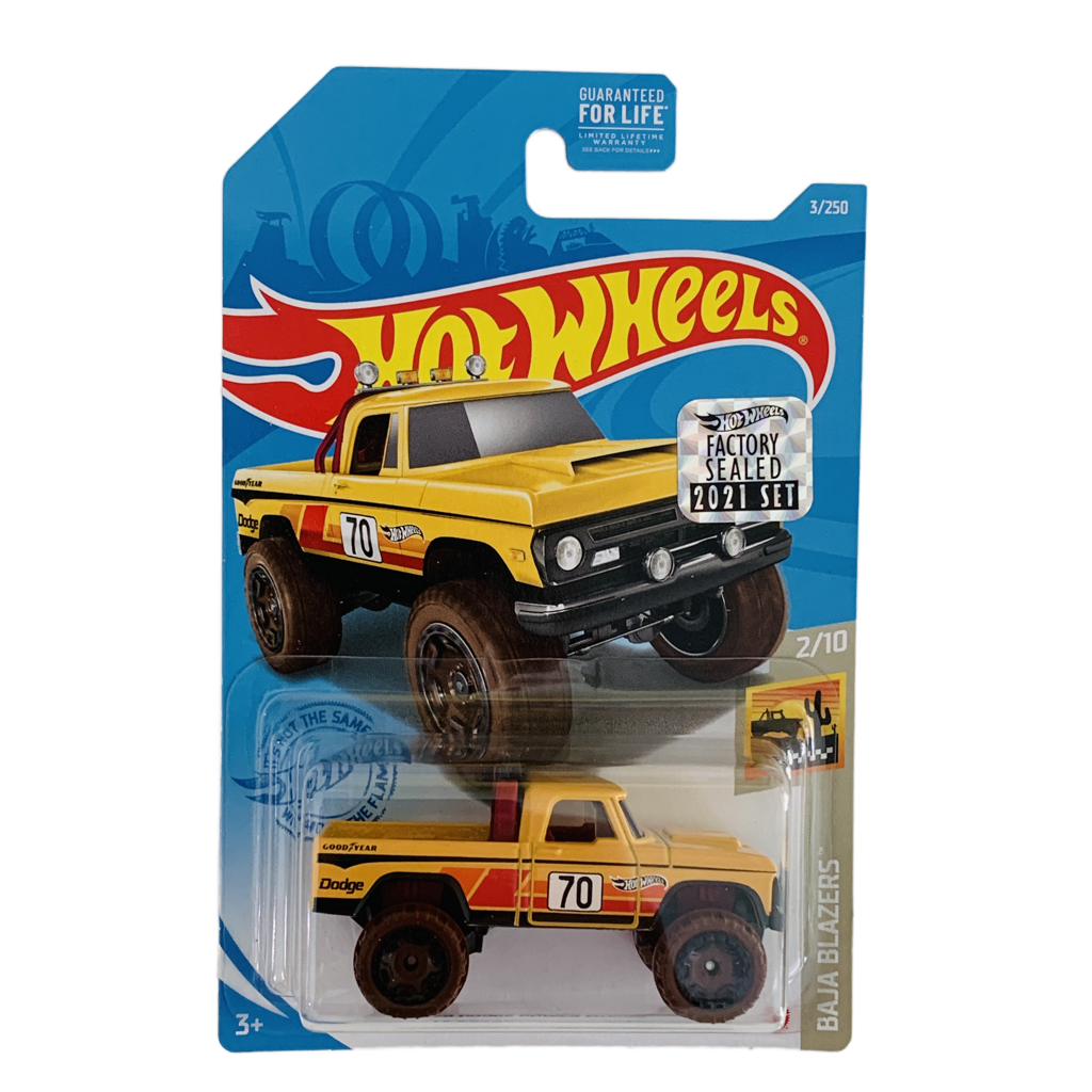 Hot Wheels 2021 Factory Set #3 '70 Dodge Power Wagon - Yellow