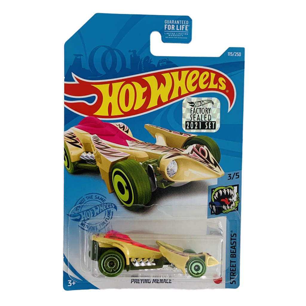 Hot Wheels 2021 Factory Set #115 Preying Menace - Yellow