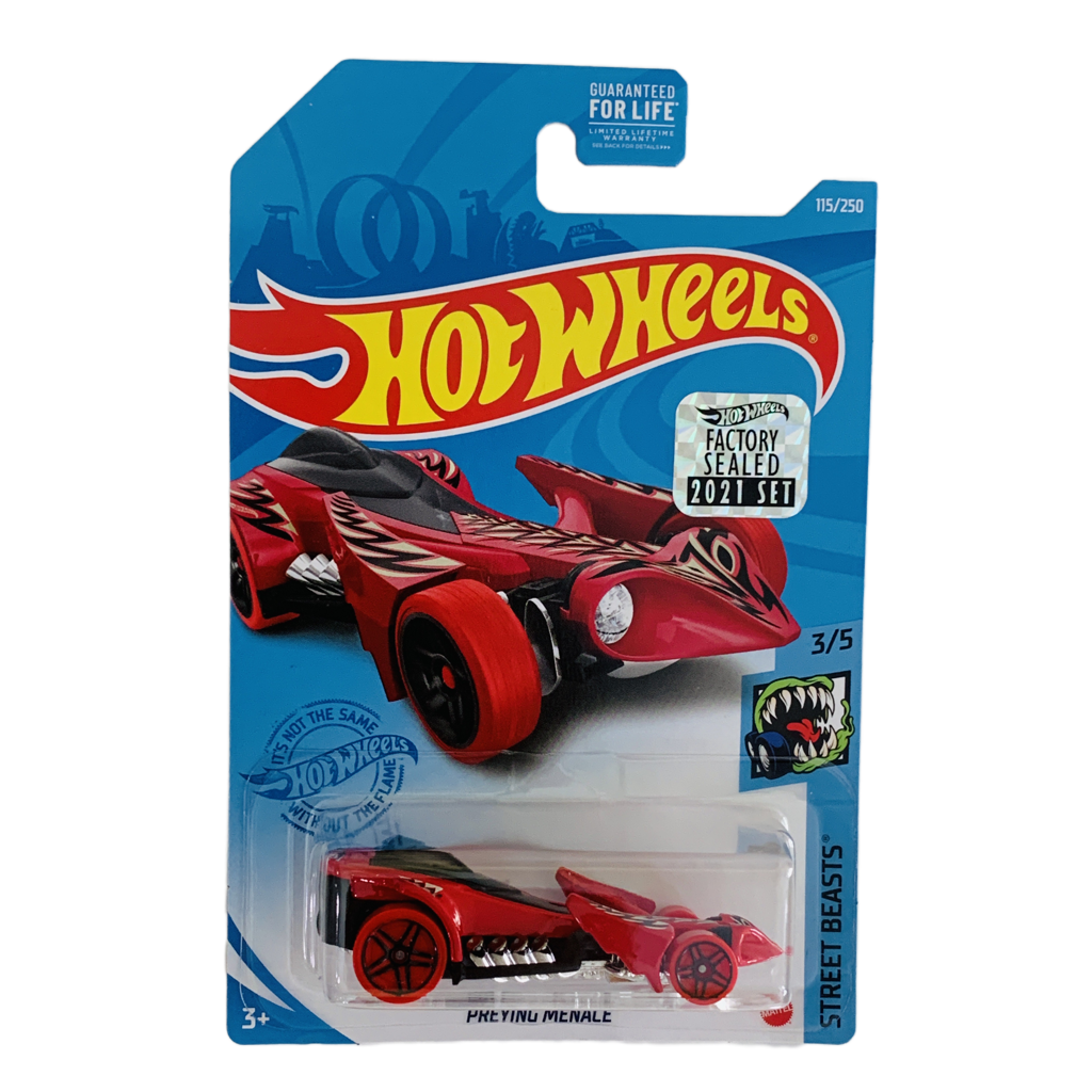 Hot Wheels 2021 Factory Set #115 Preying Menace - Red