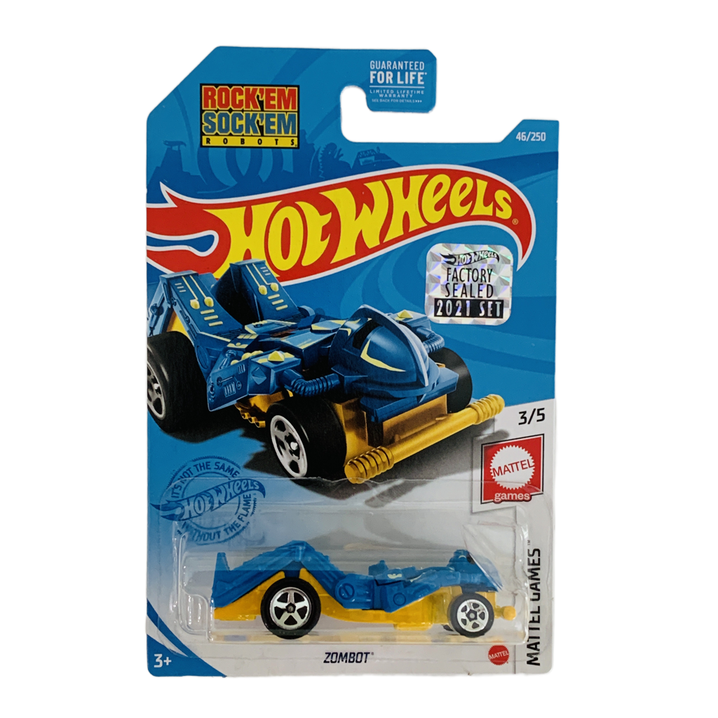 Hot Wheels 2021 Factory Set #46 Zombot - Blue