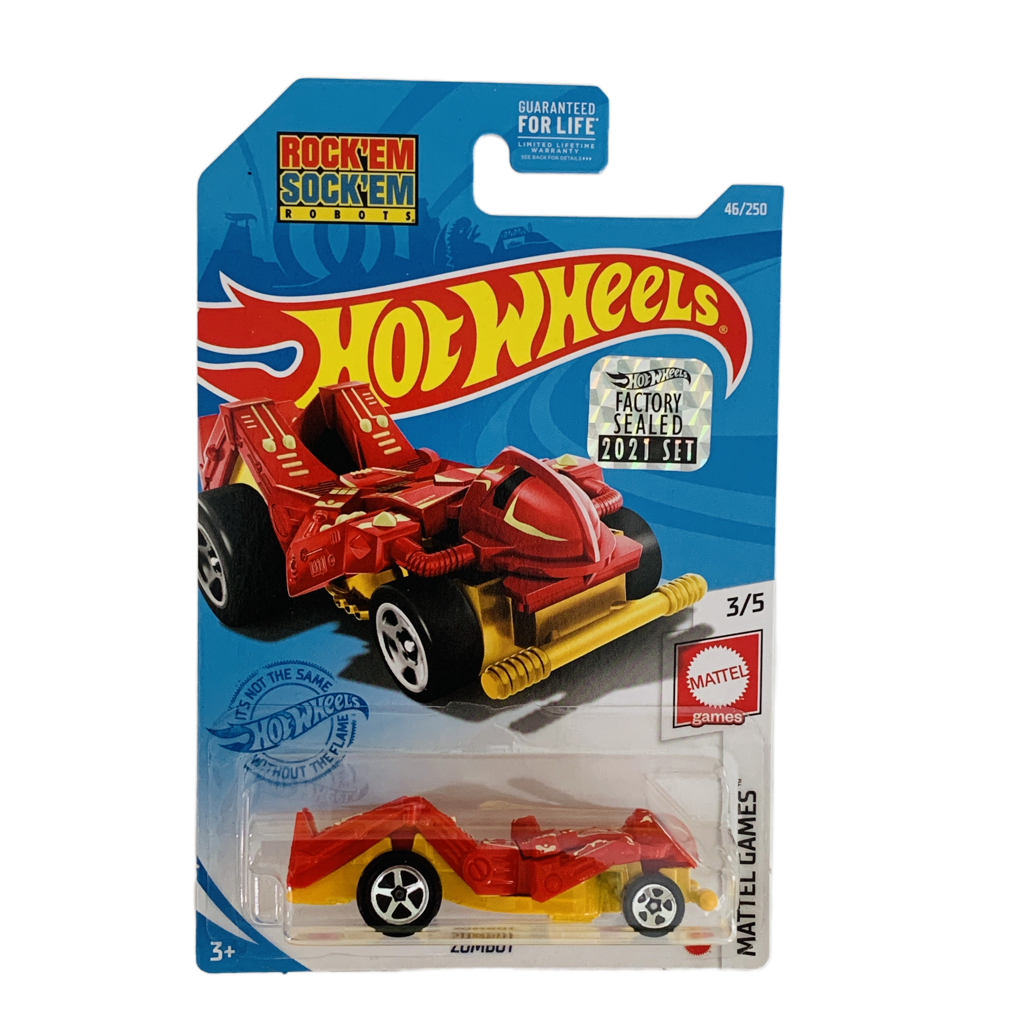 Hot Wheels 2021 Factory Set #46 Zombot - Red