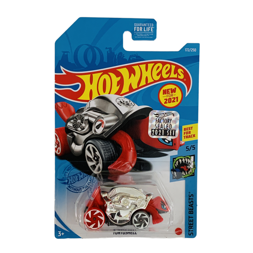 Hot Wheels 2021 Factory Set #172 Turtoshell - Chrome