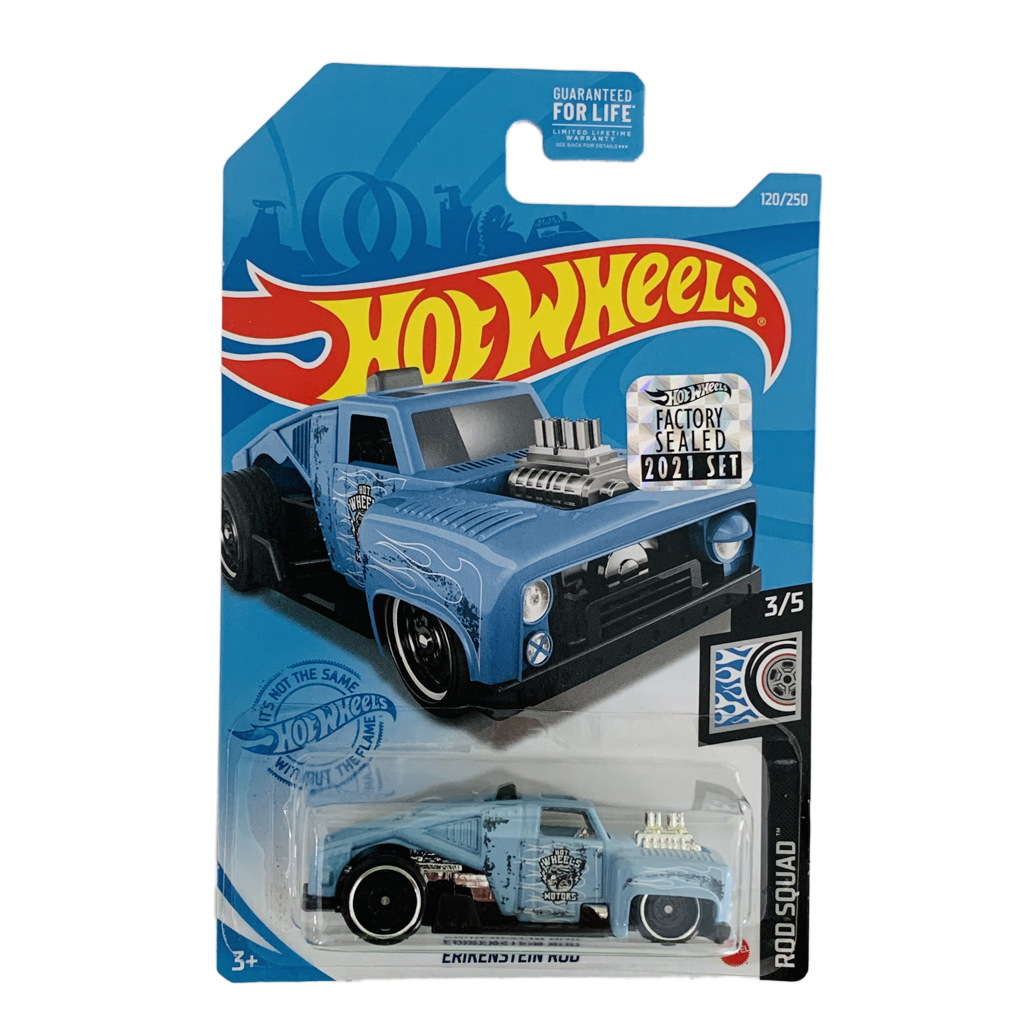 Hot Wheels 2021 Factory Set #120 Erikenstein Rod - Blue