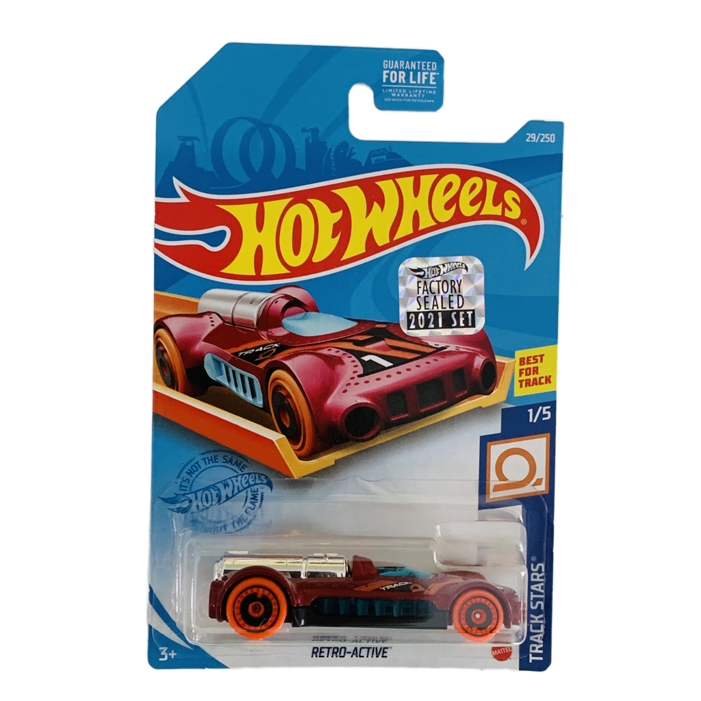 Hot Wheels 2021 Factory Set #29 Retro-Active - Red