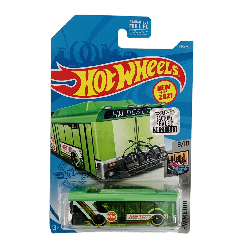 Hot Wheels 2021 Factory Set #155 Ain't Fare - Green