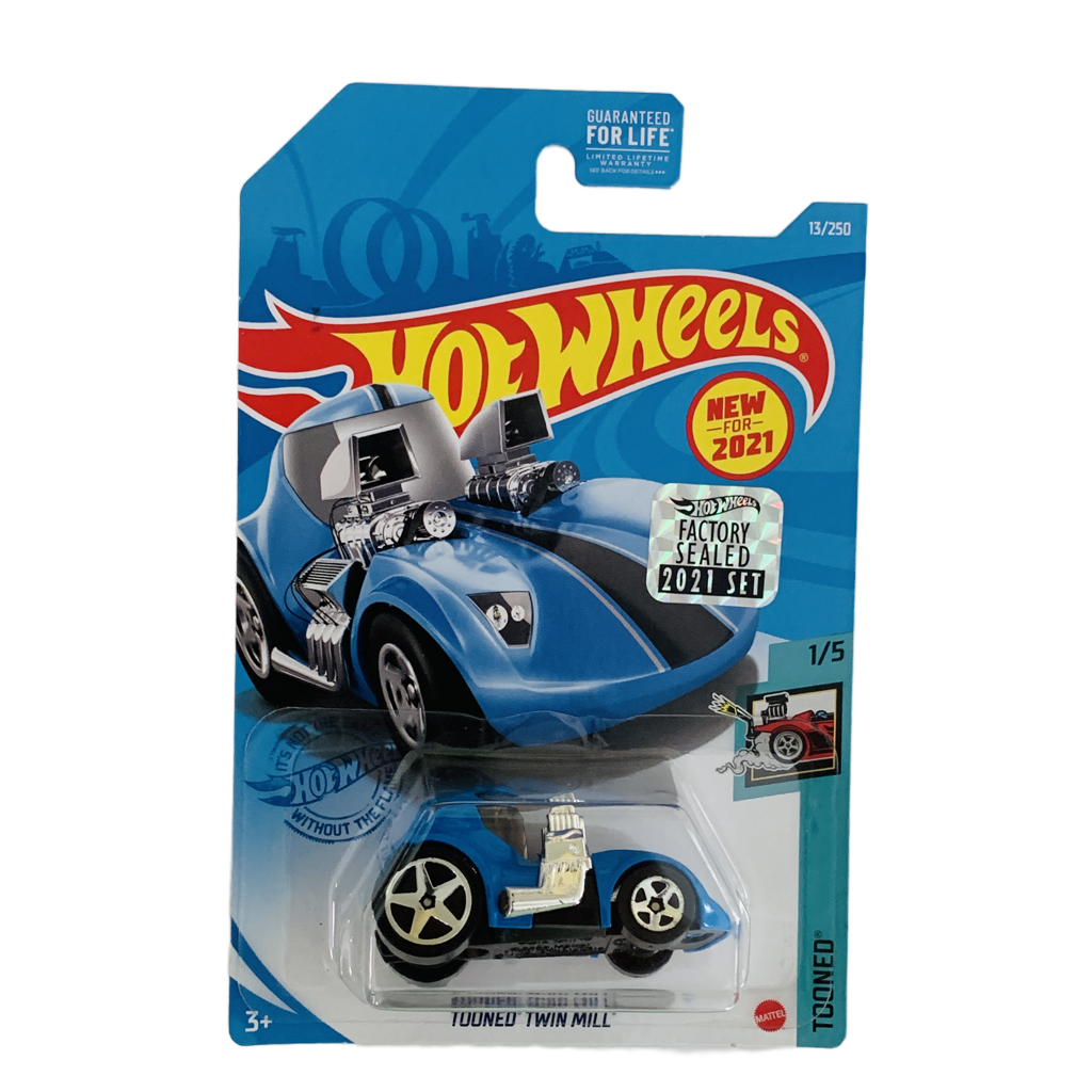 Hot Wheels 2021 Factory Set #13 Tooned Twin Mill - Blue