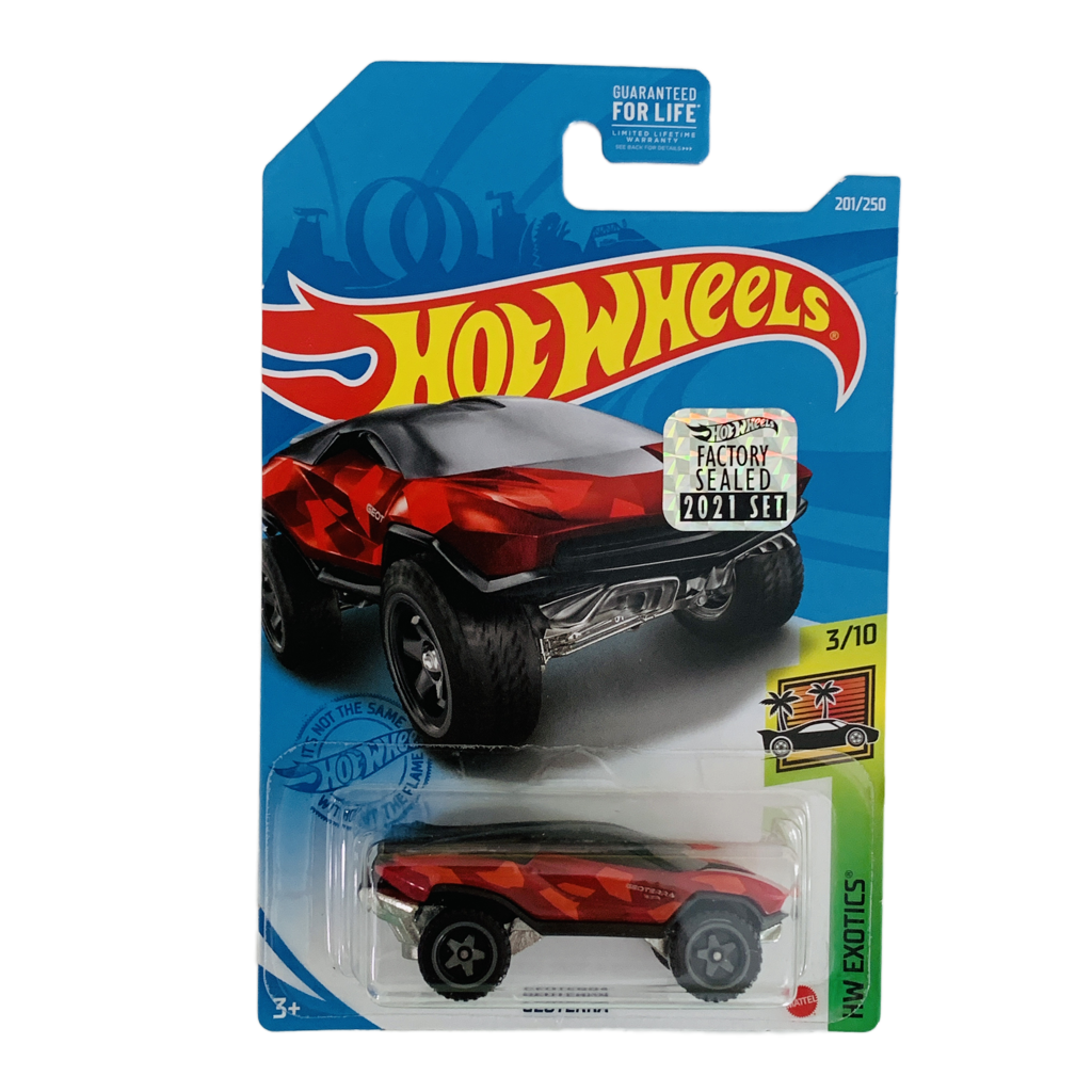 Hot Wheels 2021 Factory Set #201 Geoterra - Red