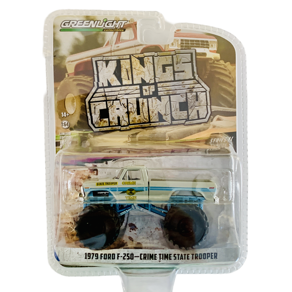 Greenlight Kings Of Crunch 1979 Ford F-250 - Crime Time State Trooper