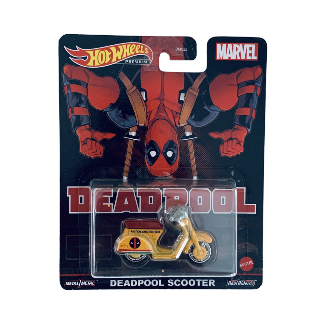 Hot Wheels Premium Marvel Deadpool Scooter