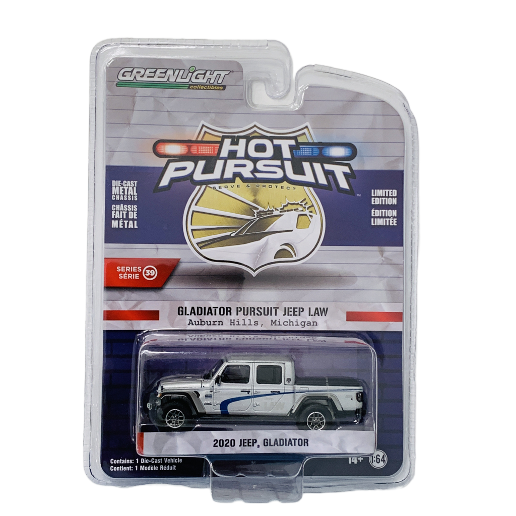 Greenlight Hot Pursuit Aubury Hills Michigan 2020 Jeep Gladiator