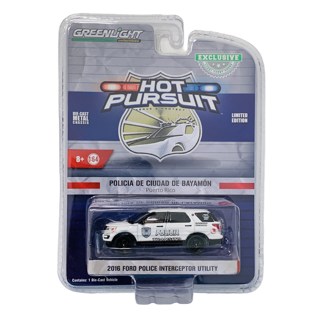 Greenlight Hot Pursuit Puerto Rico 2016 Ford Police Interceptor Utility