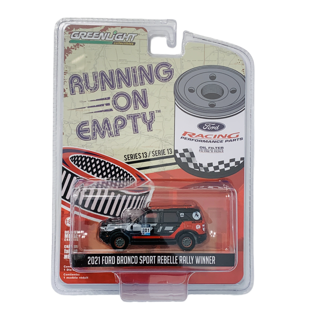 Greenlight Running On Empty 2021 Ford Bronco Sport Rebelle Rally Winner