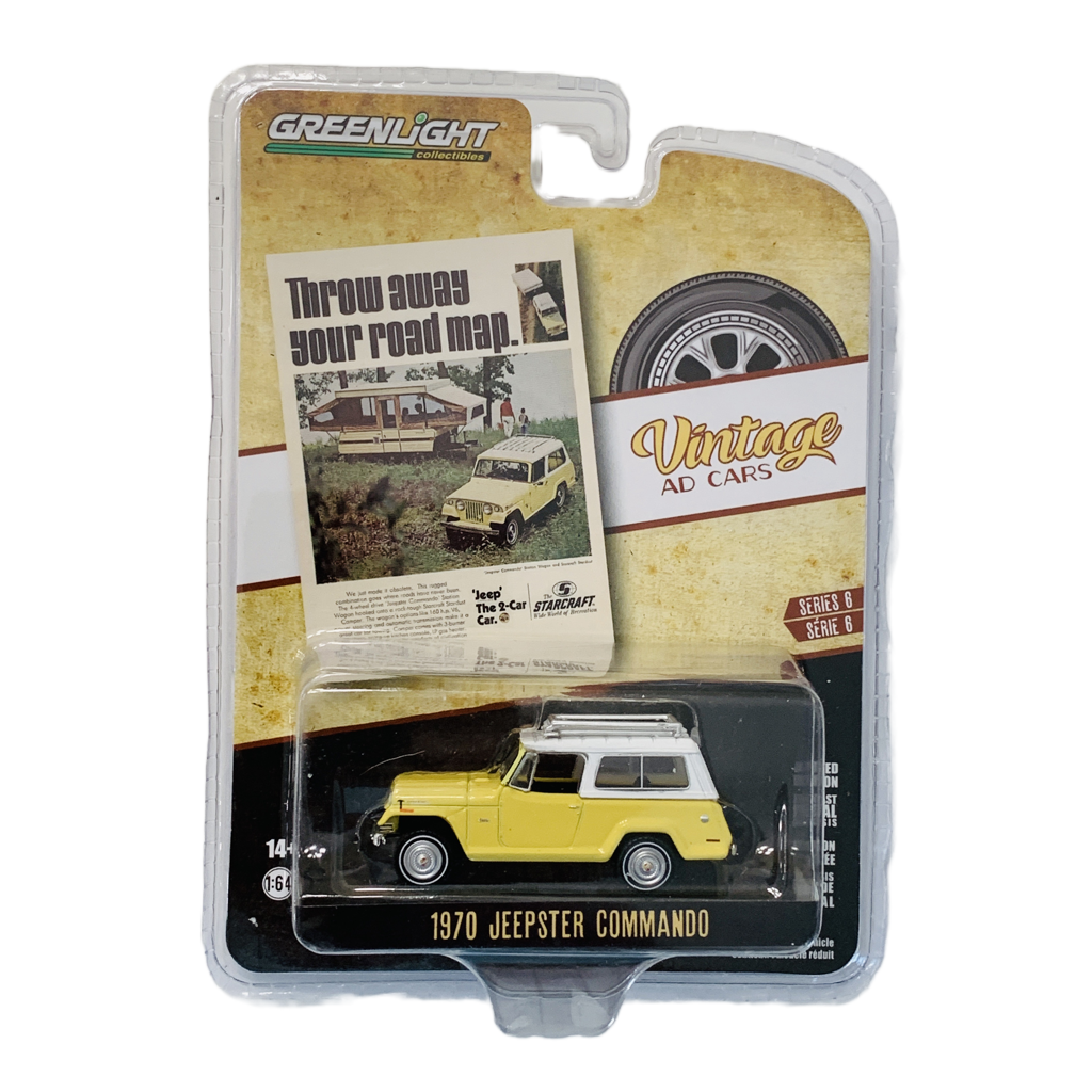 Greenlight Vintage Ad Cars 1970 Jeepster Commando