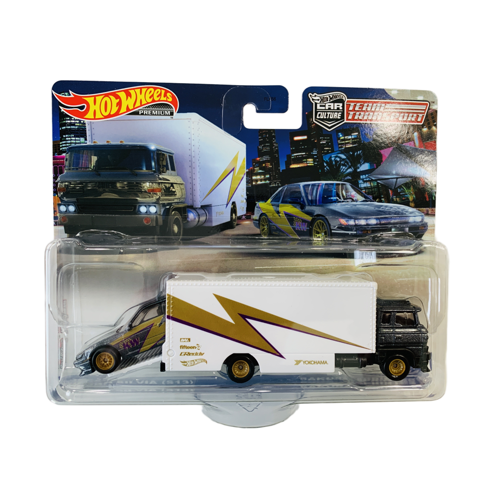 Hot Wheels Team Transport #52 Nissan Silvia (S13) / Sakura Sprinter