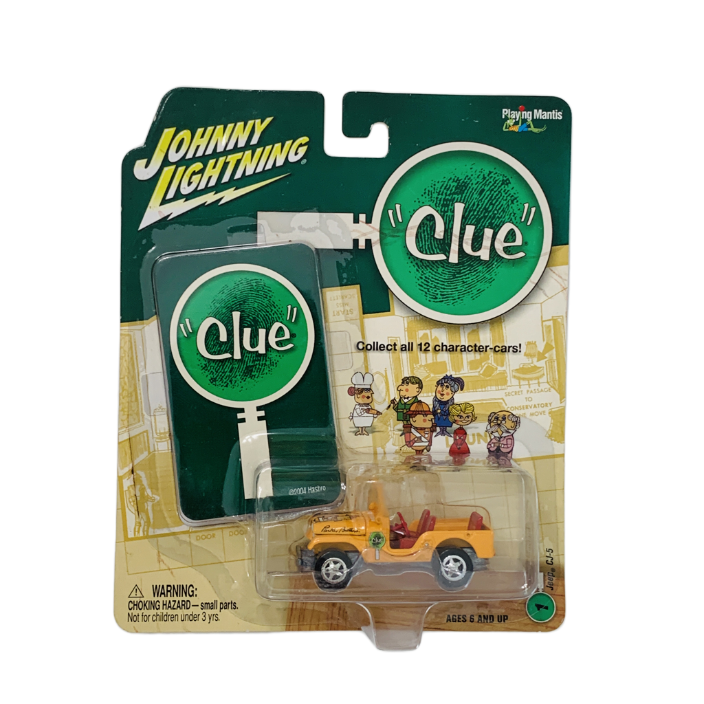 Johnny Lightning Clue Colonel Mustard Jeep CJ-5