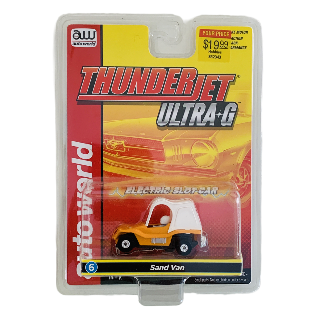 Auto World Thunder Jet Ultra G Sand Van Slot Car