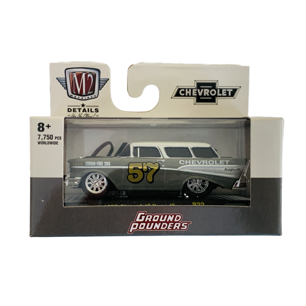 M2 Machines Ground Pounders 1957 Chevrolet Nomad R22