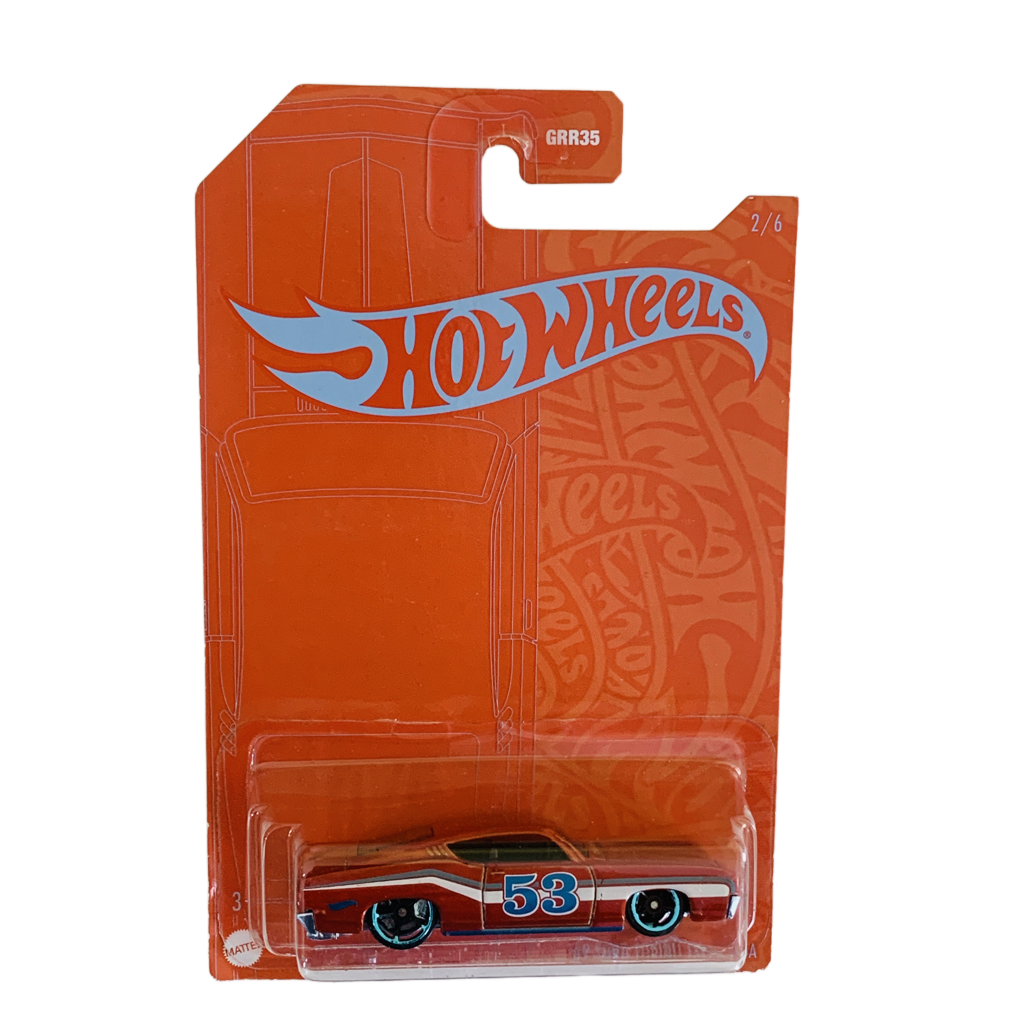 Hot Wheels 53nd Anniversary Orange & Blue '69 Ford Torino Talladega