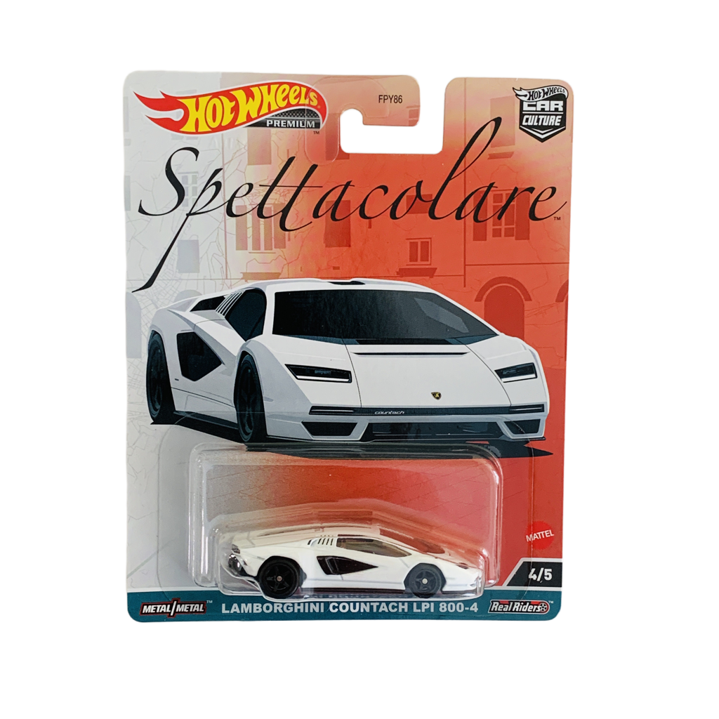 Hot Wheels Premium Spettacolare Lamborghini Countach LPI 800-4