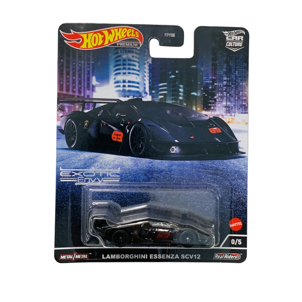 Hot Wheels Premium Exotic Envy Lamborghini Essenza SCV12 Chase