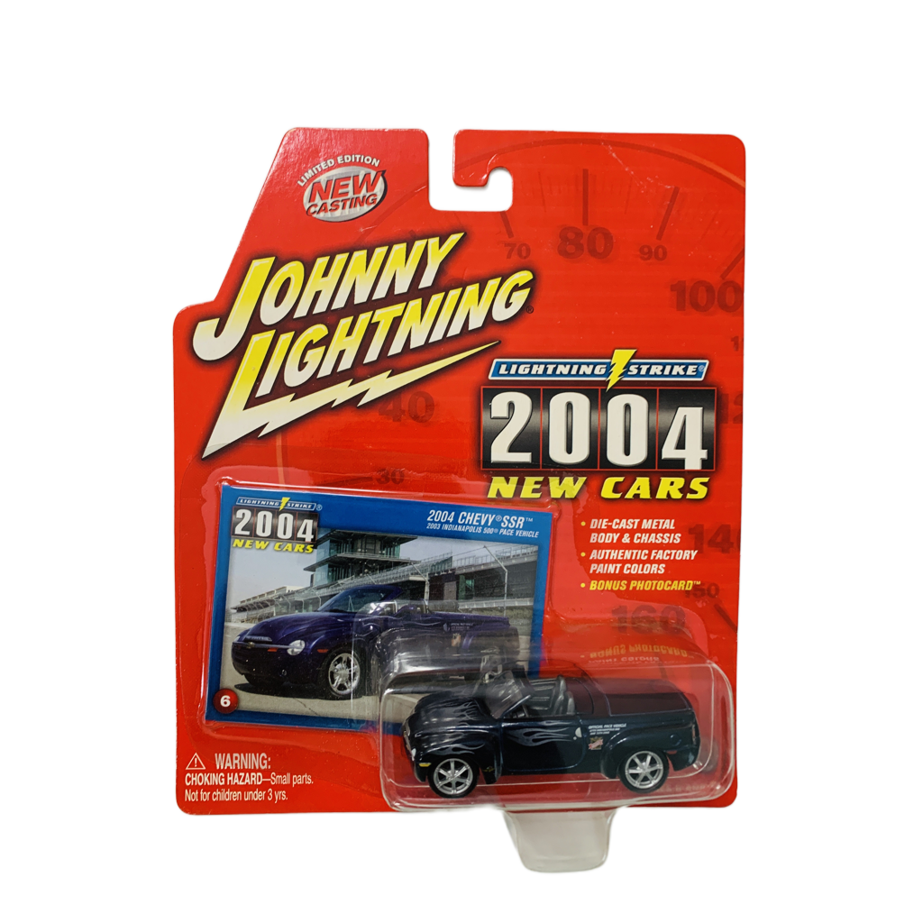 Johnny Lightning Lightning Strike 2004 New Cars 2004 Chevy SSR - Blue