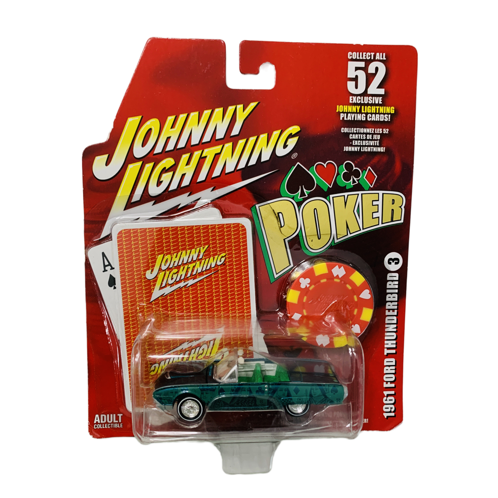 Johnny Lightning Poker 1961 Ford Thunderbird