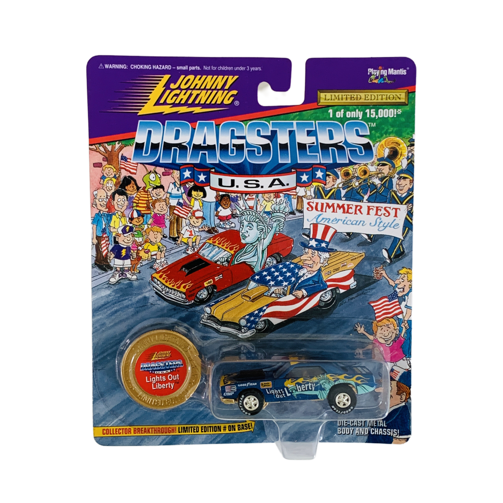 Johnny Lightning Dragsters USA Lights Out Liberty - Blue